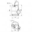 Bomba de drenagem KP 250 A1 com interruptor de nível, 230 V, 012H1600 Grundfos