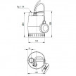 Bomba de drenagem KP 350 A1 com interruptor de nível, 230 V, 013N1600 Grundfos