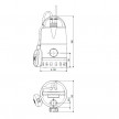 Bomba de drenagem Unilift CC5 A1 com interruptor de nível, 230 V, 96280966 Grundfos