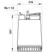 Bomba de drenagem AP 12.40.04.3 (400 V) 96011024 Grundfos