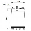 Bomba de drenagem AP 12.40.08.3 (400 V) 96001791 Grundfos