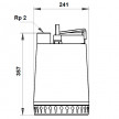 Bomba de drenagem AP 12.50.11.3 (400 V) 96001975 Grundfos