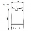 Bomba de efluentes AP 35.40.08.3 (400 V) 96001718 Grundfos