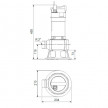 Bomba de esgoto doméstico AP 50B.50.08.3 (400 V) 96004589 Grundfos