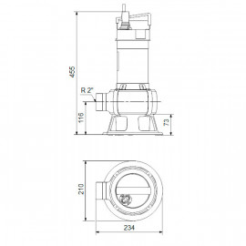 Bomba efluentes AP 50B.50.15.3 (400 V), Grundfos 96004609