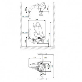 Bomba efluentes SEG 40.09.2.1.502 (230 V), Grundfos 96075893