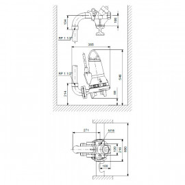 Bomba efluentes SEG 40.09.2.50B (400 V), Grundfos 96075897