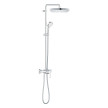 Sistema de duche com misturadora Torneira monocomando e chuveiro de 250 mm Cube New Tempesta Cosmopolitan System, Grohe 26692001