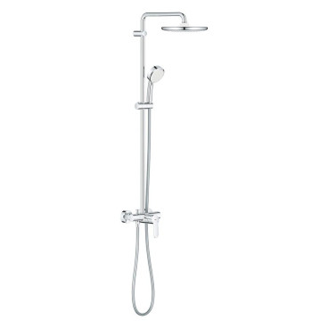 Sistema de duche com misturadora Torneira monocomando e chuveiro de 250 mm New Tempesta Cosmopolitan System, Grohe 26673001