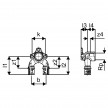 Joelho fêmea em 'U' 16 mm x 1/2'' multicamada UniPipe 1070629 Uponor