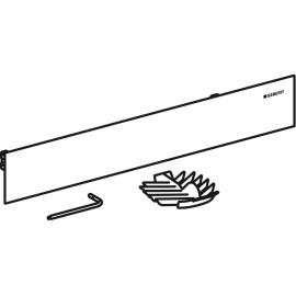 Conjunto de montagem final para sifão de parede, de aço inox escovado, Geberit 154.336.FW.1