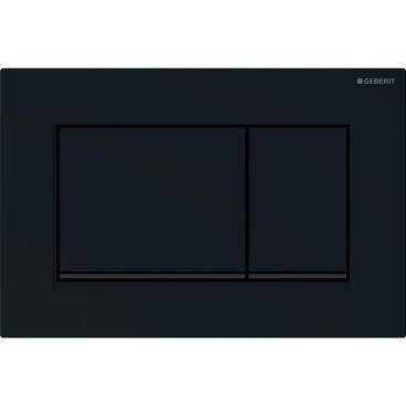 Placa de comando Sigma30 dupla descarga, preto, preto mate, Geberit 115.883.DW.1