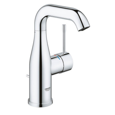 Torneira monocomando de lavatório com válvula de descarga automática, tamanho M Essence, Grohe 24173001