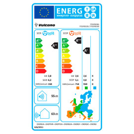 Ar condicionado Multisplit Easy3 Cool unidade interior 2,6 kW/9.000 BTU, R32, Vulcano 7733702192