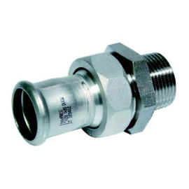 Junção macho 22 x 3/4'' inox de cravar Inoxpres