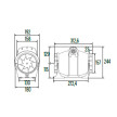 Extrator DUCT IN LINE 160/560, saída 160mm, CATA 00705000