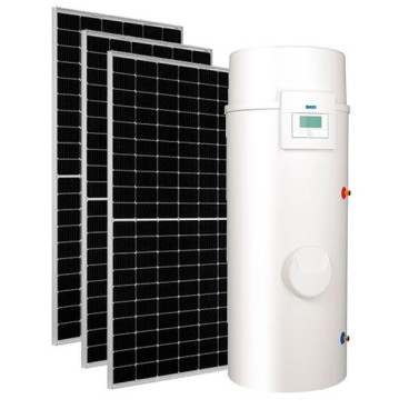 Kit Solar Easy PV bomba de calor AQS 200 IN iR290/ 3 PV SCP cobertura plana, Baxi 7797195