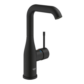 Torneira monocomando de lavatório tamanho L Essence, Preto Mate, Grohe 24177KF1