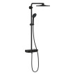 Sistema de duche com misturadora termostática Euphoria SmartControl e Chuveiro 260 mm, preto mate, Grohe 22120KF0