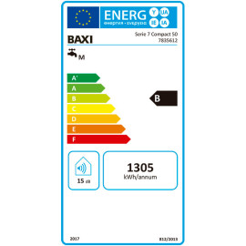 Termoacumulador eléctrico V750 (47L), instalação vertical e horizontal, 2000 W, Baxi 7835612