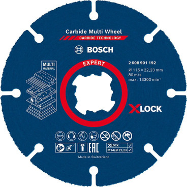 Disco EXPERT Carbide Multi Wheel 115 mm, Bosch 2.608.901.192