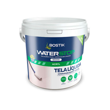 Tela líquida impermeável branca 5 kg Bostik