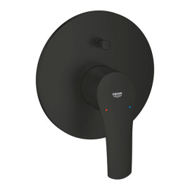 Torneira monocomando de banheira/duche encastrável Eurosmart, Preto Mate, Grohe 194502433