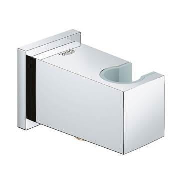 Curva de saída de 1/2'' com suporte de chuveiro Euphoria Cube Cromado,, Grohe 26370000