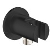 Curva de saída de 1/2'' com suporte Tempesta, Preto Mate, Grohe 286282431