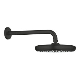 Chuveiro de parede 210 mm com haste de 286mm, Tempesta, Preto Mate, Grohe 1022182430