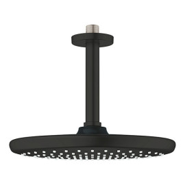 Chuveiro de teto 250 mm com haste de 142mm, Tempesta, Preto Mate, Grohe 266692430