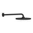 Chuveiro de parede 250 mm com haste de 380 mm,Tempesta Preto Mate, Grohe 266682430