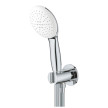 Chuveiro de mão 2 jatos (Rain, Jet) 9 l/min e curva de saída com suporte, Tempesta 110, Cromado, Grohe 26406003