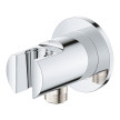 Curva de saída de 1/2'' com suporte Tempesta, Cromado, Grohe 28628001