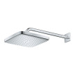 Chuveiro de parede 250 mm com haste de 380 mm Tempesta Cube, Cromado, Grohe 26682000