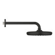 Chuveiro de parede 210 mm com haste de 286mm, Tempesta, Preto Mate, Grohe 1022182430