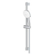 Conjunto de rampa com chuveiro 2 jatos (Rain, Jet) 9l/min e bicha 1750 mm, Tempesta Cube 110, Cromado, Grohe 26748003