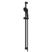 Conjunto de rampa 90 cm com chuveiro 2 jatos (Rain, Jet) 9 l/min e bicha 1750 mm, Tempesta 110, Preto Mate, Grohe 261632433