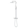 Sistema de duche com misturadora termostática e chuveiro de 250 mm New Tempesta Cosmopolitan System, Grohe 26670001