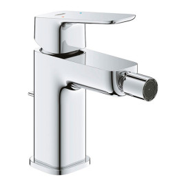 Torneira monocomando de bidé, com válvula de descarga automática, Tamanho S, Cubeo, Cromado, Grohe 1018100000