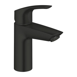 Torneira monocomando de lavatório, com válvula de descarga click clack, tamanho S, Eurosmart, Preto Mate, Grohe 239222433