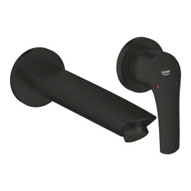 Elemento exterior para lavatório, com bica de 211mm, Eurosmart, Preto Mate, Grohe 293382433