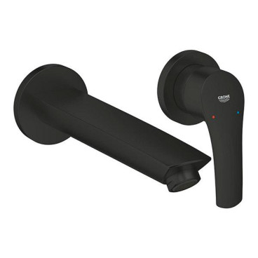 Elemento exterior para lavatório, com bica de 211 mm, Eurosmart, preto mate, Grohe 293382433