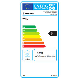 Termoacumulador PrimeAqua Compacto2 ES 050, 47 L, 1500 W reversível, Vulcano 7736507323