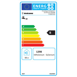 Termoacumulador PrimeAqua Compacto2 ES 070, 57 L, 1500 W reversível, Vulcano 7736507324