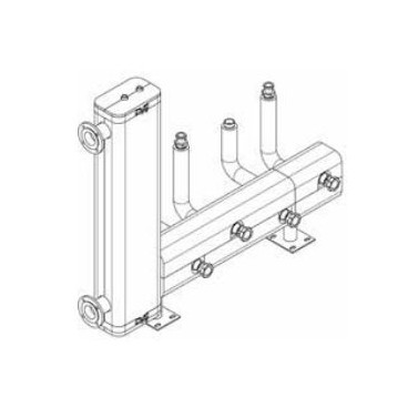 Módulo hidráulico KU 2.16 para 2 caldeiras WGB 50-110 em cascata, Baxi B24000081