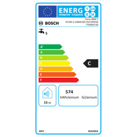 Termoacumulador Tronic 8000 35 L, 1200 W reversível, Bosch 7736502720