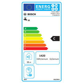 Termoacumulador Tronic 1001T 150 L, 2200 W vertical parede, Bosch 7736506470