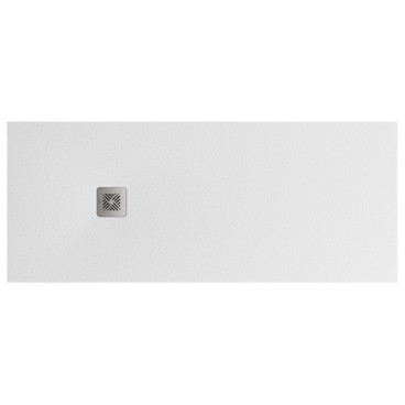 Base duche STRAT 1700x800x28 mm, retangular de pousar em Stonex, branco, Sanitana S20214200000001