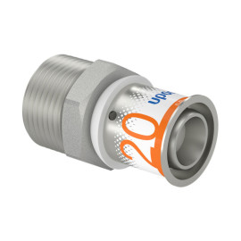 União macho 20 mm x 3/4" multicamada UniPipe 1070505 Uponor